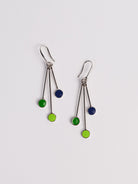 Silver Droplet Earrings Lagoon - Lesley Evers - Accessories - accessory - new