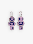 Silver Pebble Earrings Lilac - Lesley Evers - Accessories - accessory - pebble