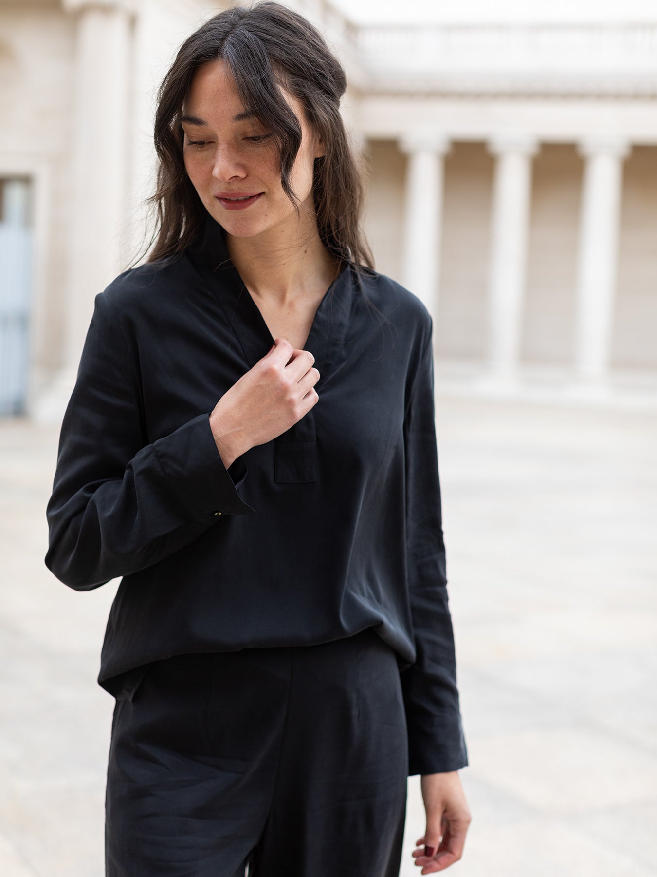 SIMONE blouse Black - Lesley Evers - 