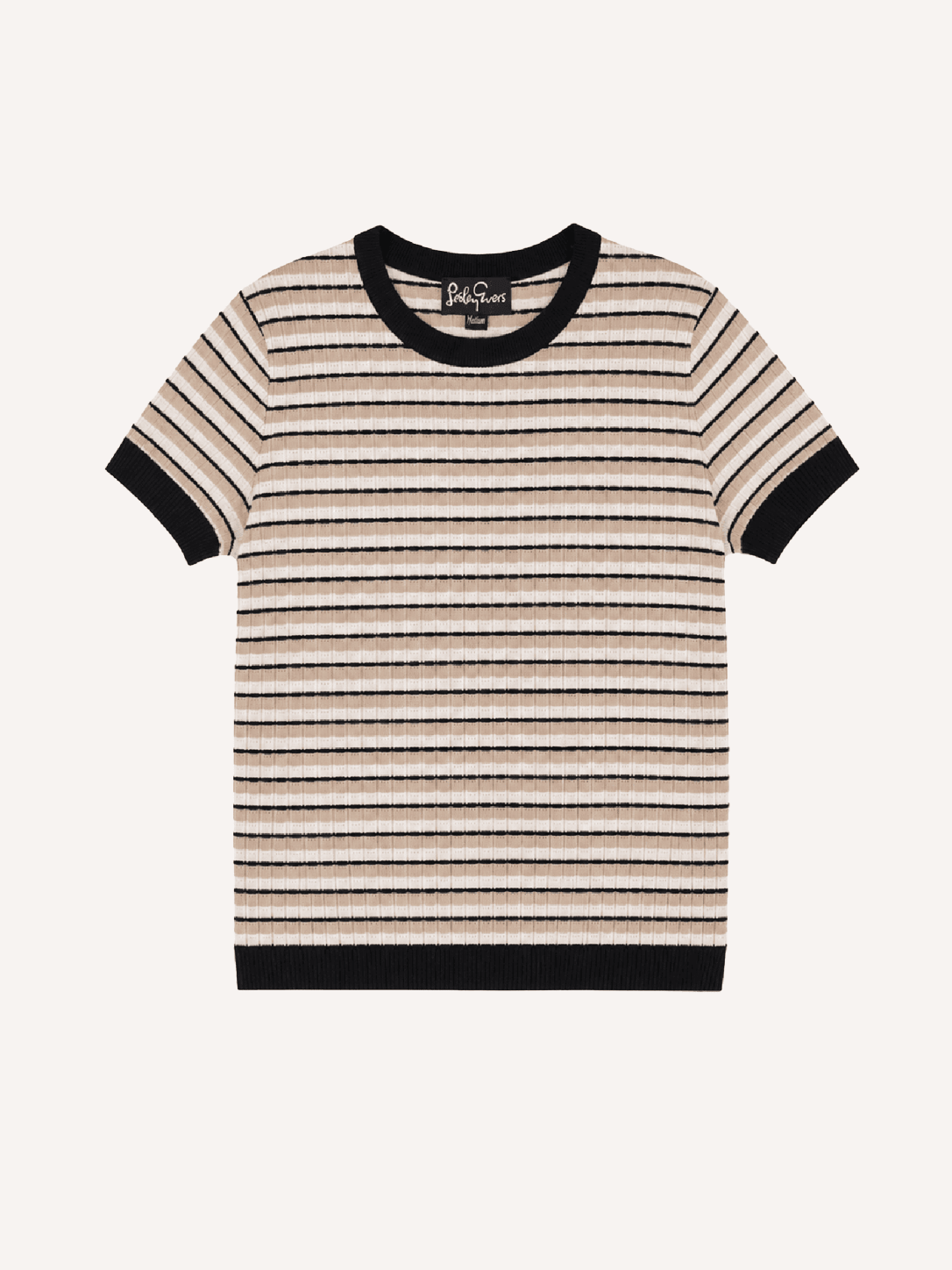SKYLAR knit top Camel - Lesley Evers-knit-knitwear-new