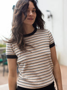 SKYLAR knit top Camel - Lesley Evers-knit-knitwear-new