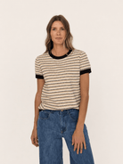 SKYLAR knit top Camel - Lesley Evers-knit-knitwear-new