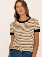 SKYLAR knit top Camel - Lesley Evers-knit-knitwear-new