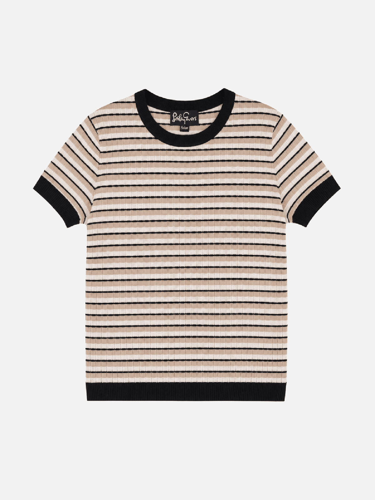 SKYLAR knit top Camel - Lesley Evers-knit-knitwear-new