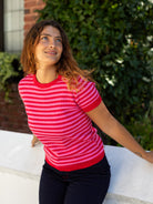 SKYLAR knit top Pink - Lesley Evers - knit - knitwear - Shop