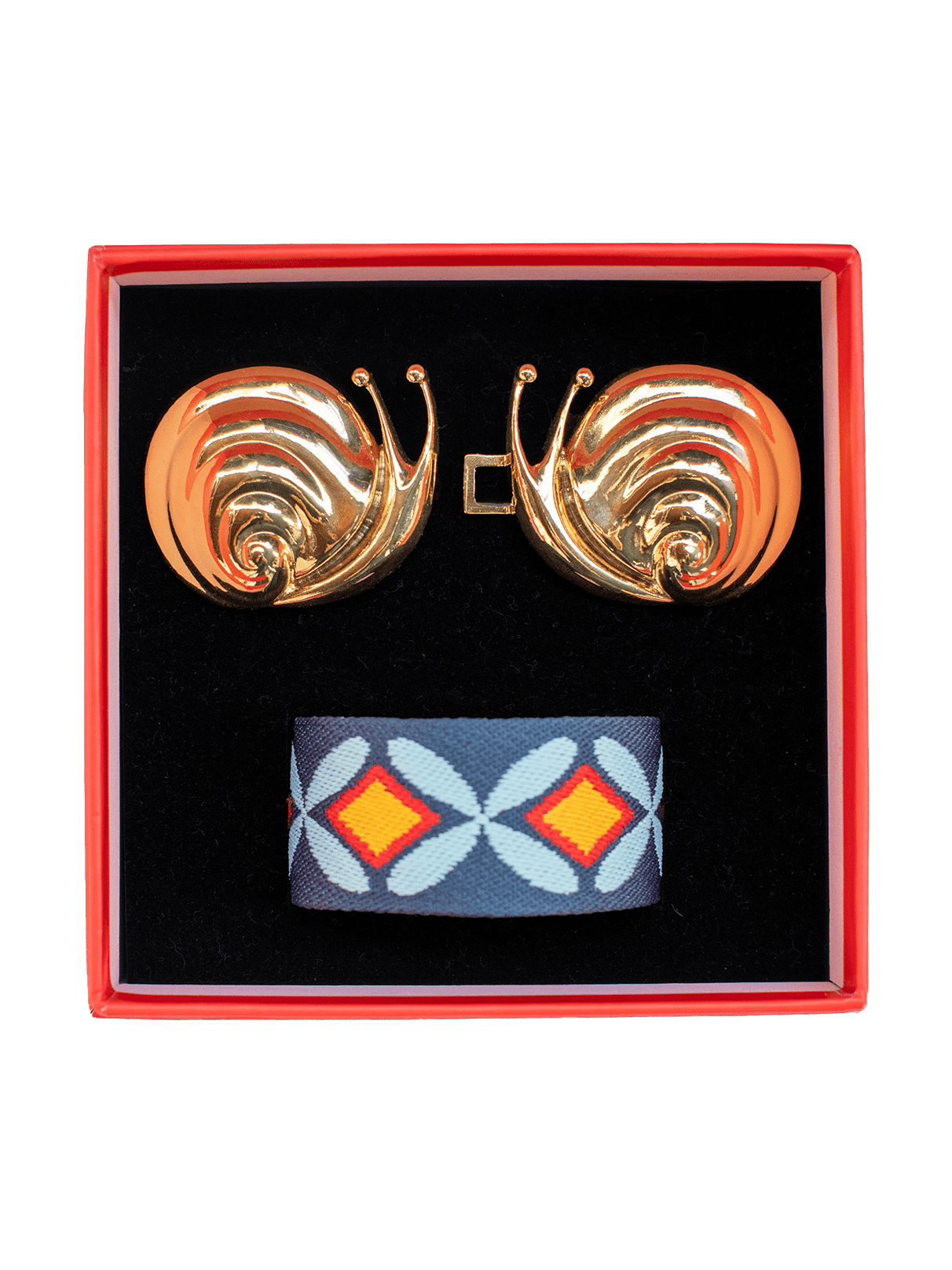 SNAILS Belt Buckle with Fioretta Belt Strap - Lesley Evers - Accessories - accessory - pebble