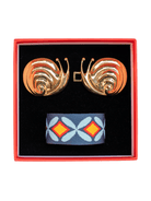 SNAILS Belt Buckle with Fioretta Belt Strap - Lesley Evers - Accessories - accessory - pebble