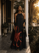 SONIA scarf Black - Lesley Evers-Accessories-esme scarf-esmeralda