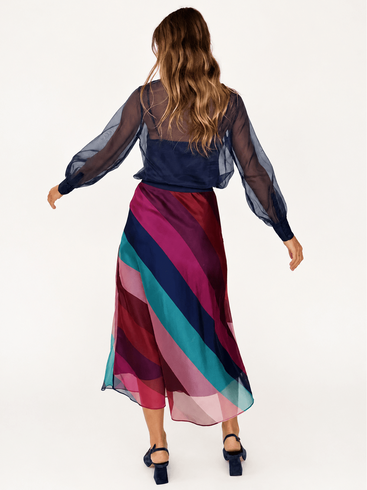 SOPHIE skirt Jewel Stripe - Lesley Evers-Bottoms-Shop-Shop/All Products