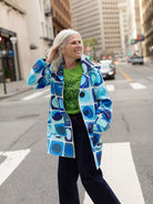 SPENCER coat Sea Glass Blue - Lesley Evers - seaglass - seaglass blue - Shop