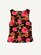STELLA top Embroidered Velvet Pink - Lesley Evers-Best Seller-new-New Arrivals