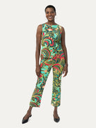 STELLA top Flowerland Green - Lesley Evers-Best Seller-jubilee-New Arrivals