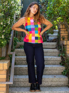 STELLA top Plaid Multi - Lesley Evers - Best Seller - jubilee - New Arrivals