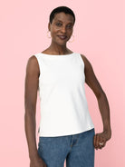 STELLA top White - Lesley Evers-shell-Shop-Shop/All Products