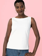STELLA top White - Lesley Evers-shell-Shop-Shop/All Products
