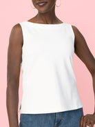 STELLA top White - Lesley Evers-shell-Shop-Shop/All Products