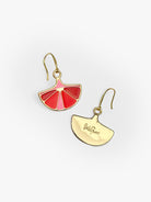 Sunbeam Earrings Azalea - Lesley Evers - Accessories - accessory - enamel