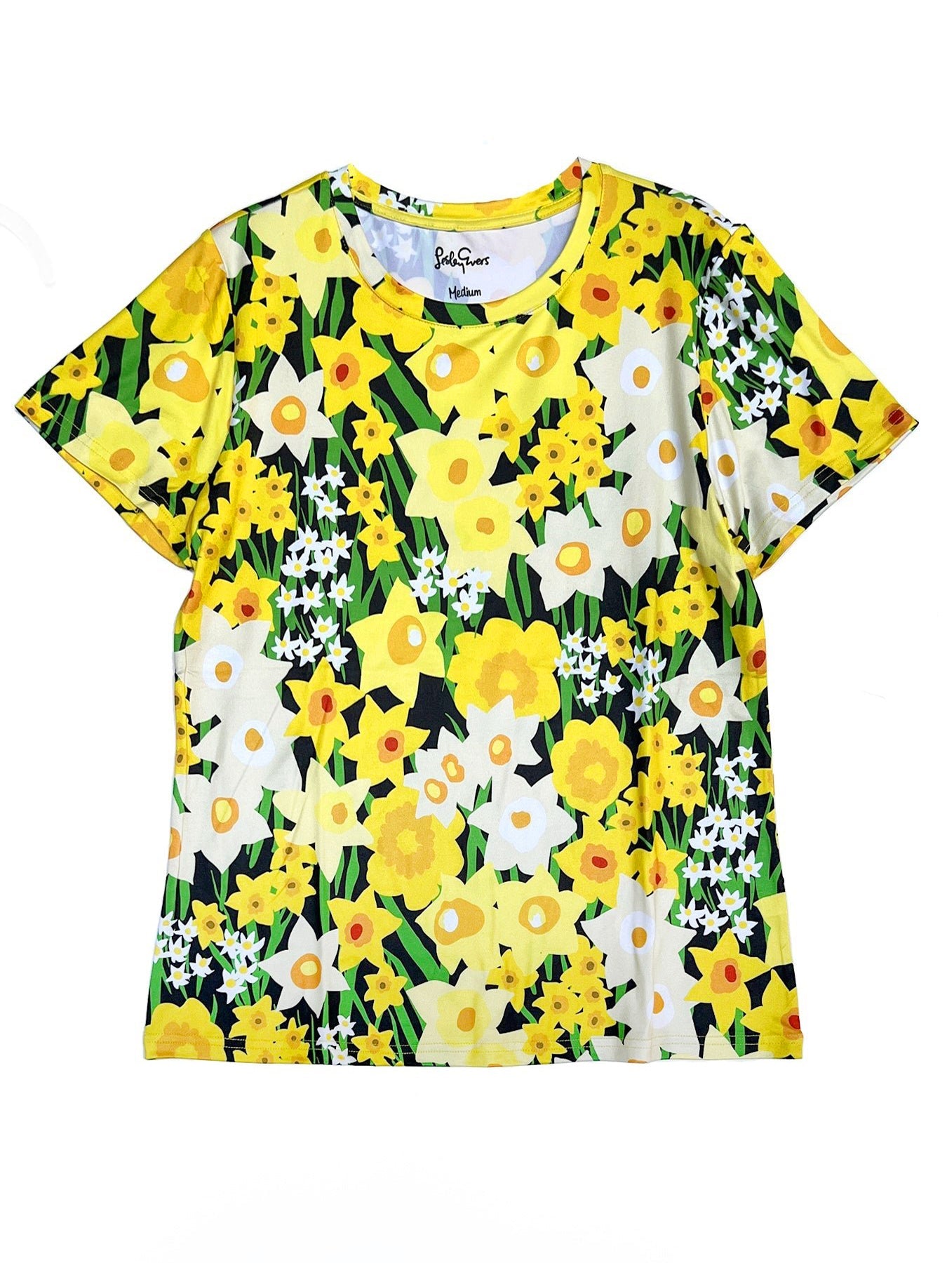 SUZI tee Daffodils - Lesley Evers-Best Seller-Shop-Shop/All Products