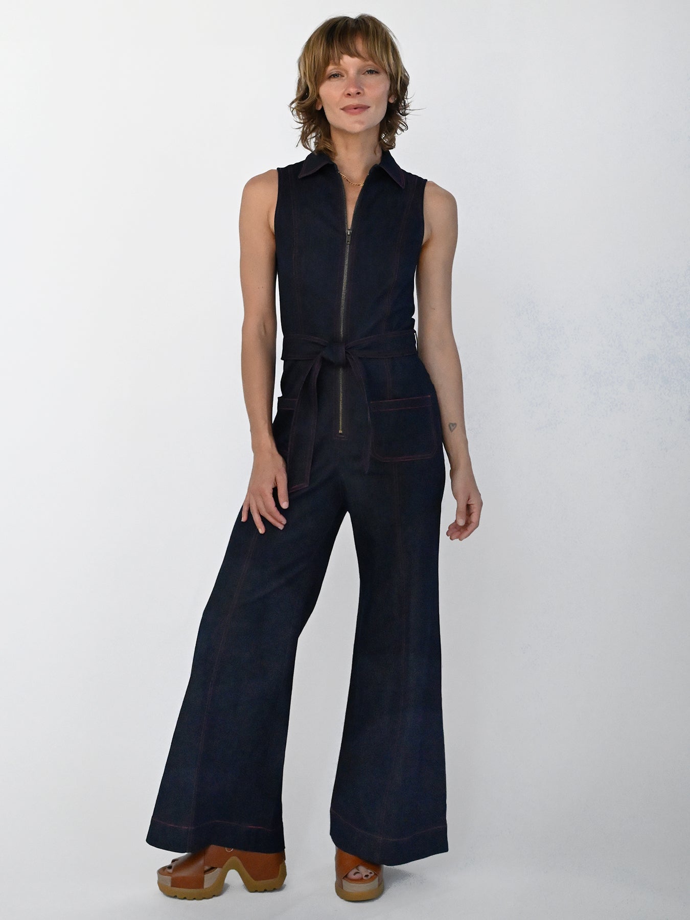 TABITHA jumpsuit Denim - Lesley Evers-Best Seller-Bottoms-jump suit