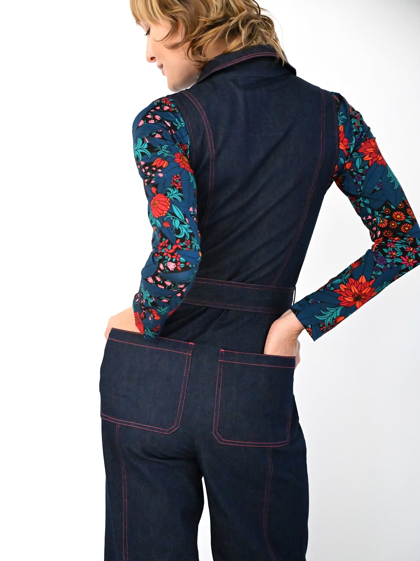 TABITHA jumpsuit Denim - Lesley Evers-Best Seller-Bottoms-jump suit