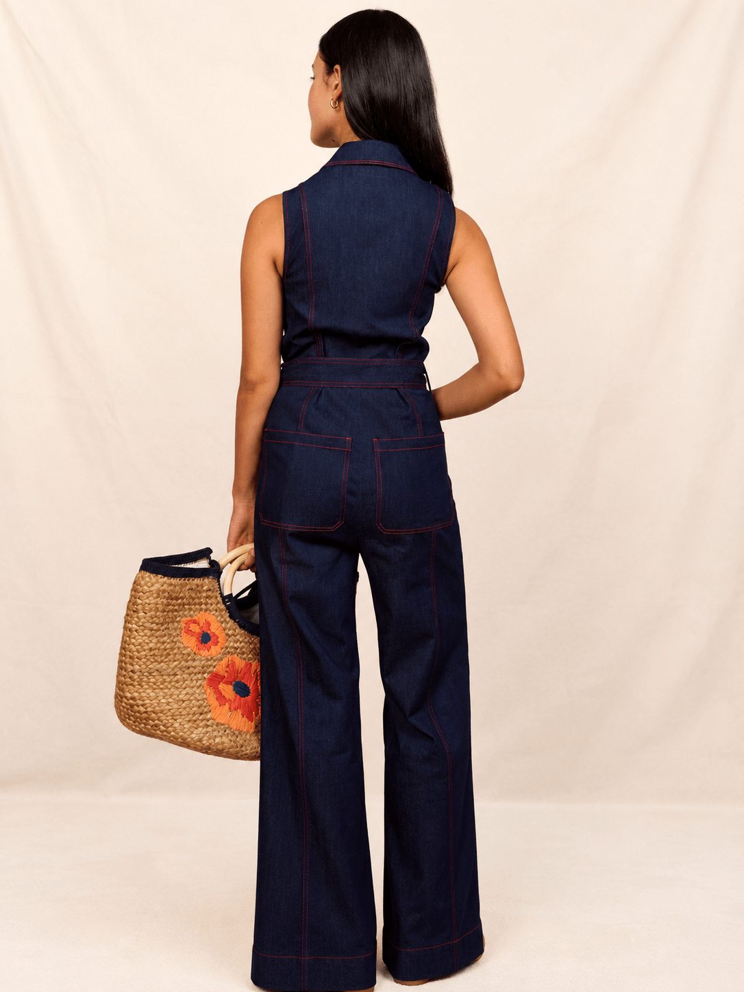 TABITHA jumpsuit Denim - Lesley Evers-Best Seller-Bottoms-jump suit