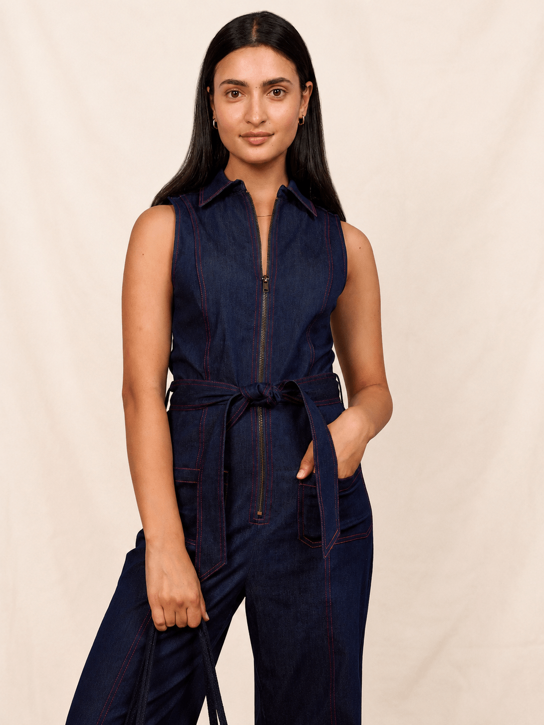 TABITHA jumpsuit Denim - Lesley Evers-Best Seller-Bottoms-jump suit