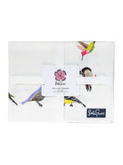 TABLECLOTH Birds - Lesley Evers - 23 - HG200 - W1 - Gems - gems garnet