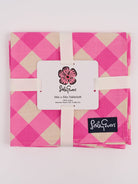 TABLECLOTH Pink Gingham - Lesley Evers-23-HG200-W1-Gems-gems garnet