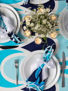 TABLECLOTH Rio Blue - Lesley Evers - 23 - HG200 - W1 - Gems - gems garnet