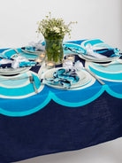 TABLECLOTH Rio Blue - Lesley Evers - 23 - HG200 - W1 - Gems - gems garnet