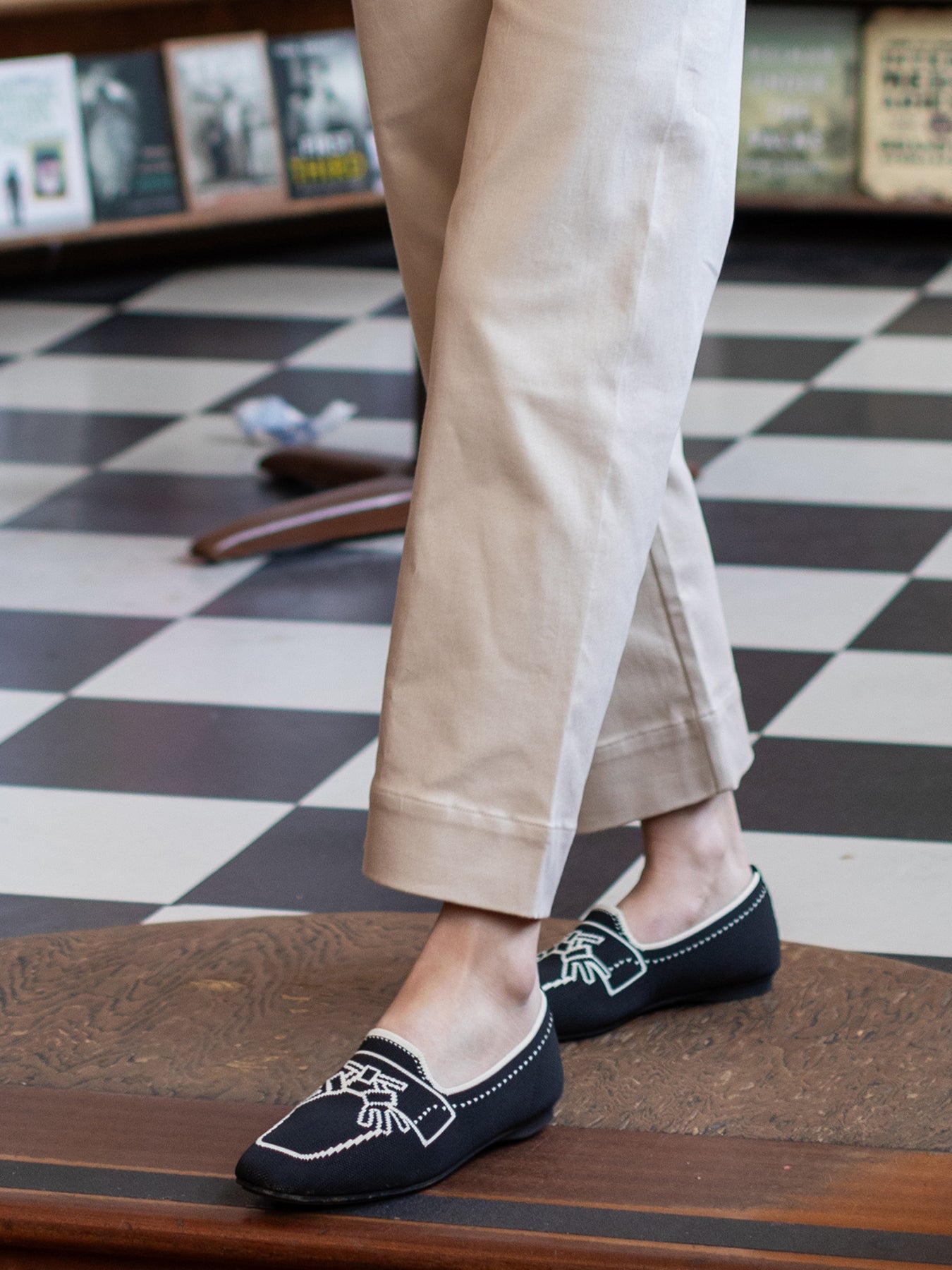 TASSEL LOAFER Black - Lesley Evers - knit shoe - loafer - shoe