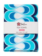 TEA TOWEL set of 2 Rio Blue - Lesley Evers - dishtowel - Gifts - gifts under $75
