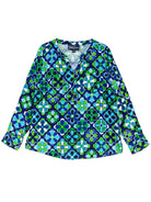 TERESA blouse Jubilee Blue - Lesley Evers - Best Seller - Shop - Shop/All Products