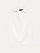 TESSA top White - Lesley Evers-Button Top-clothing-colorful