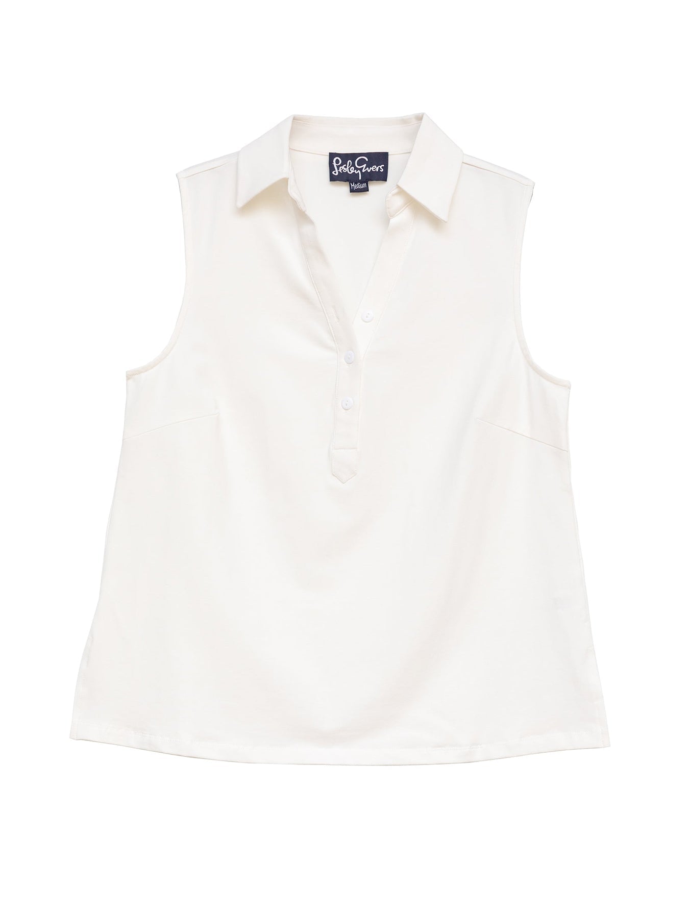 TESSA top White - Lesley Evers - Button Top - clothing - colorful