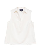 TESSA top White - Lesley Evers - Button Top - clothing - colorful