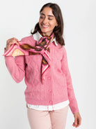 THEA scarf Box of Chocolates - Lesley Evers - Accessories - cotton silk - gifts under $75