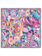 THEA scarf Shakalaka Lilac - Lesley Evers - 22W45 - 2 - Accessories - cotton silk