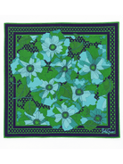 THEA scarf Wild Bloom Navy - Lesley Evers-Accessories-cotton silk-gifts under $75