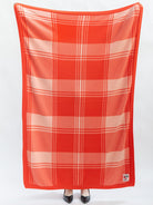 THROW BLANKET Strawberry Plaid - Lesley Evers - Blanket - gifts under $150 - home