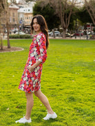 TIPPI dress Asters Pink - Lesley Evers - Dress - new - Shop