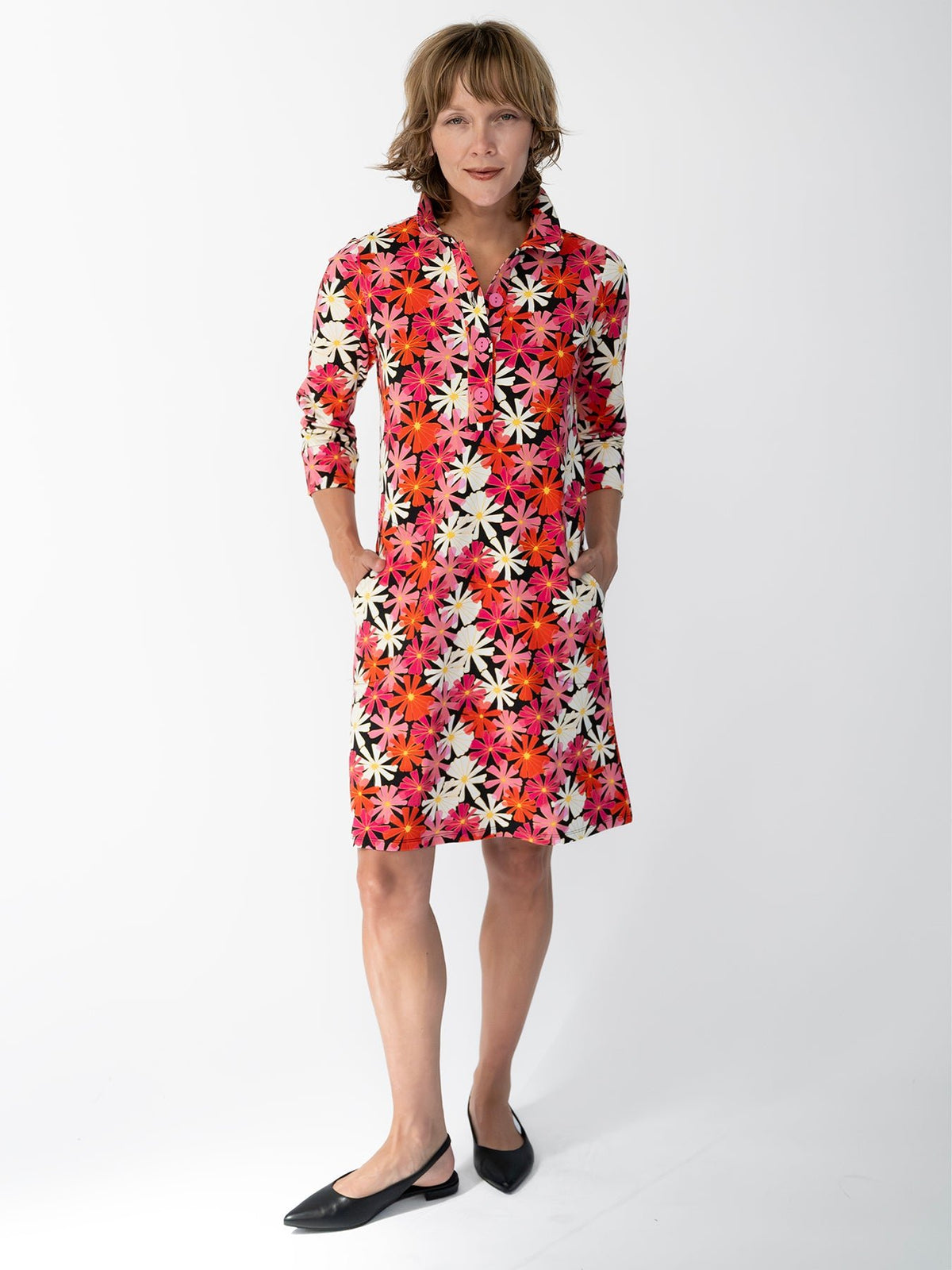 TIPPI dress Asters Pink - Lesley Evers-Dress-new-service_blocked