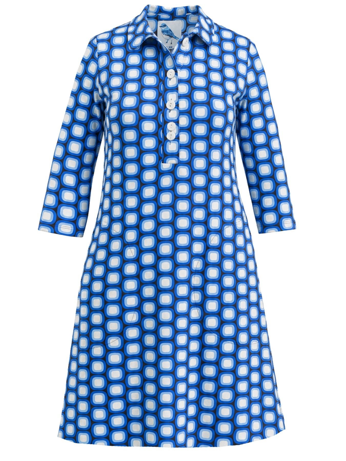 TIPPI dress Dots Blue - Lesley Evers - Dress - new - Shop