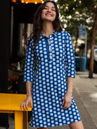 TIPPI dress Dots Blue - Lesley Evers - Dress - new - Shop