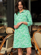 TIPPI dress Flower Patch Green - Lesley Evers-Dress-new-service_blocked