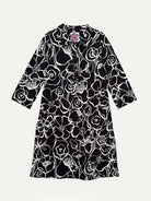 TIPPI dress Full Bloom Black and White - Lesley Evers-Dress-new-Shop