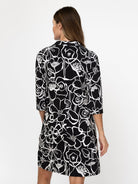 TIPPI dress Full Bloom Black and White - Lesley Evers-Dress-new-Shop