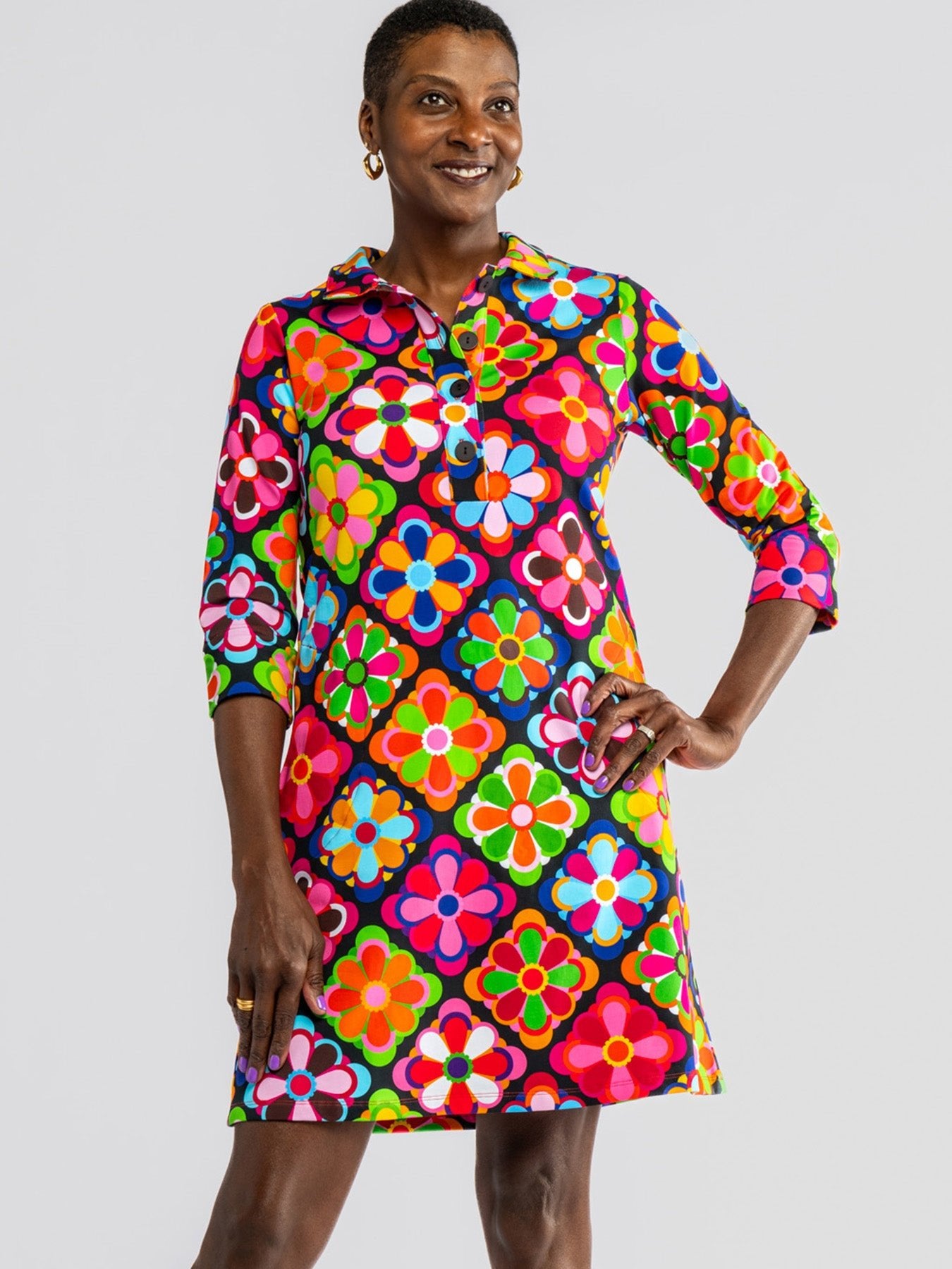 TIPPI dress Jubilee Multi - Lesley Evers-Dress-jubilee-jubilee multi
