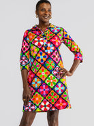 TIPPI dress Jubilee Multi - Lesley Evers-Dress-jubilee-jubilee multi
