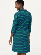 TIPPI dress Polka Dots Navy and Green - Lesley Evers-Dress-new-Shop